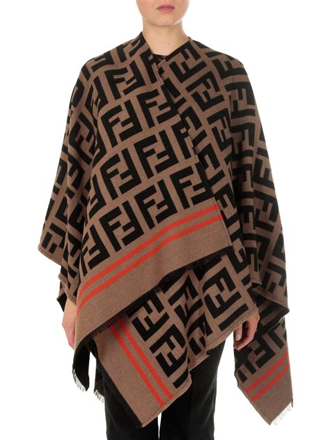 fendi poncho price|fendi silk scarf women's.